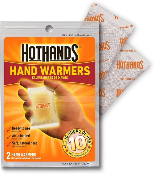 HotHands Hand Warmers - Natural Odorless Air Activated Warmers - 10 Hours of Heat - 40 Pair Pack