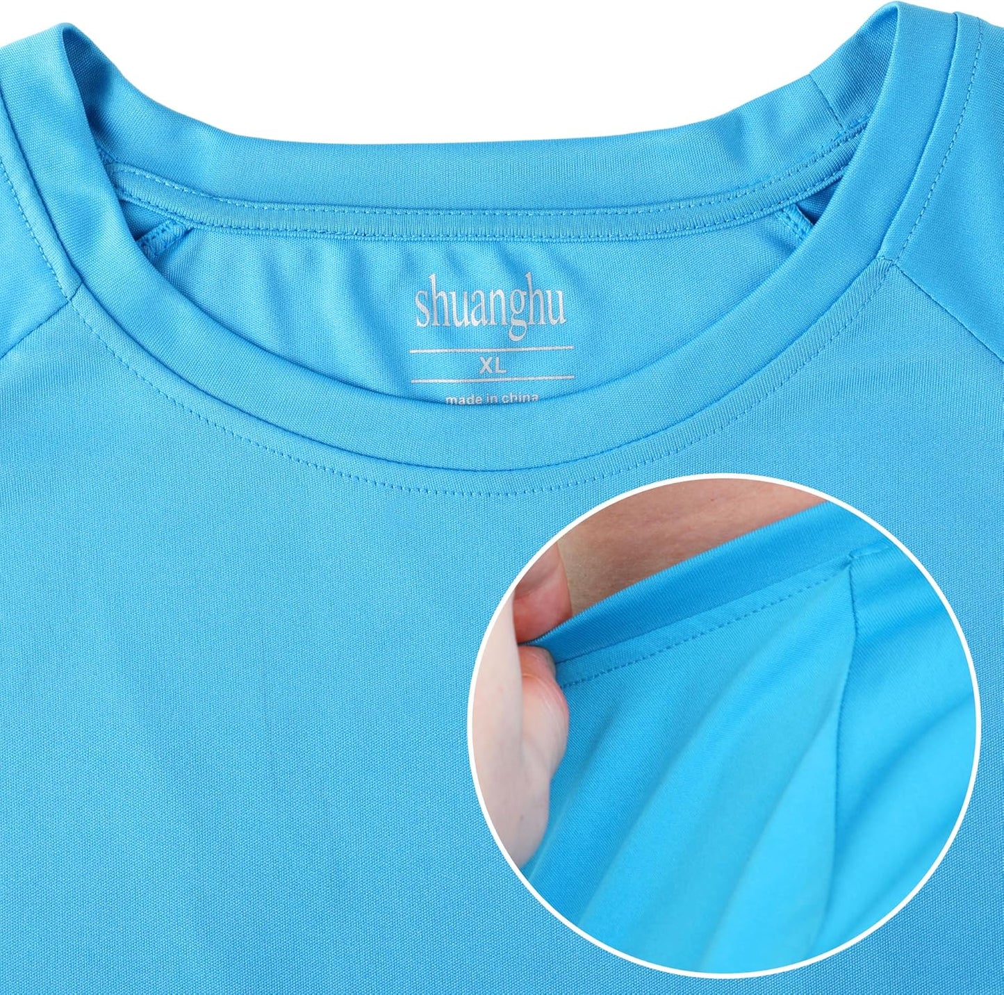 Skiennix Men's UPF 50+ UV Sun Protection Long Sleeve Rash Guard - Lightweight Quick Dry for Hiking & Fishing