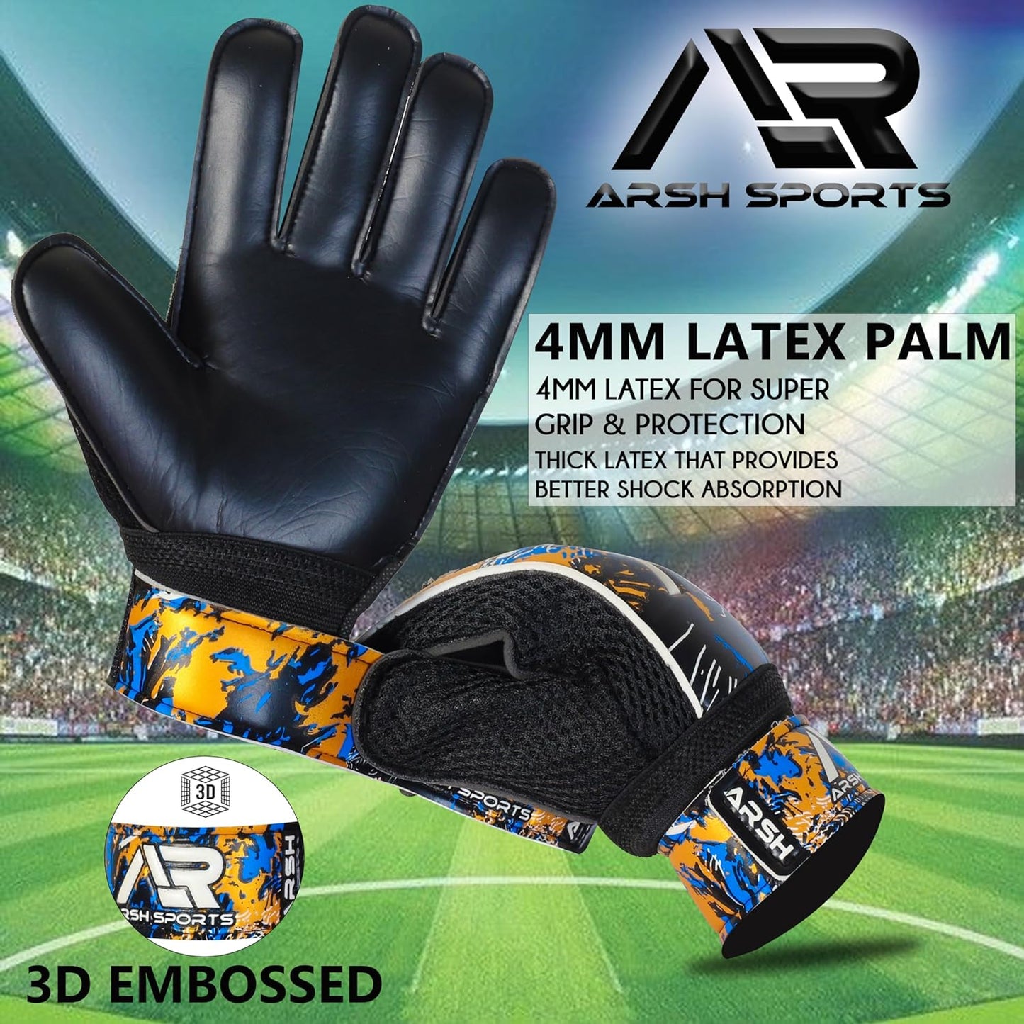 Regine Switzerland Soccer Goalie Gloves - Strong Grip & Finger Save Protection for Kids and Adults