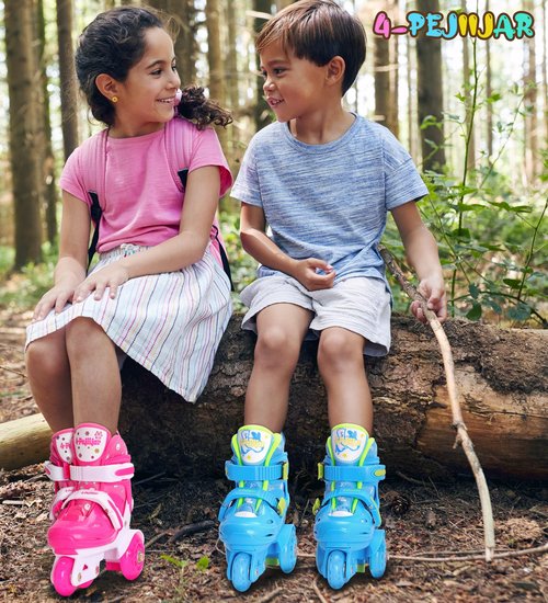 Adjustable Roller Skates for Girls & Boys with Light Up Wheels (Ages 3-9) – Roller Skates with Illuminating Wheels