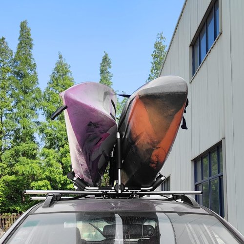 J-Style 4-in-1 Roof Rack - Versatile Kayak, Canoe, Surfboard & Ski Board Carrier for SUVs & Cars
