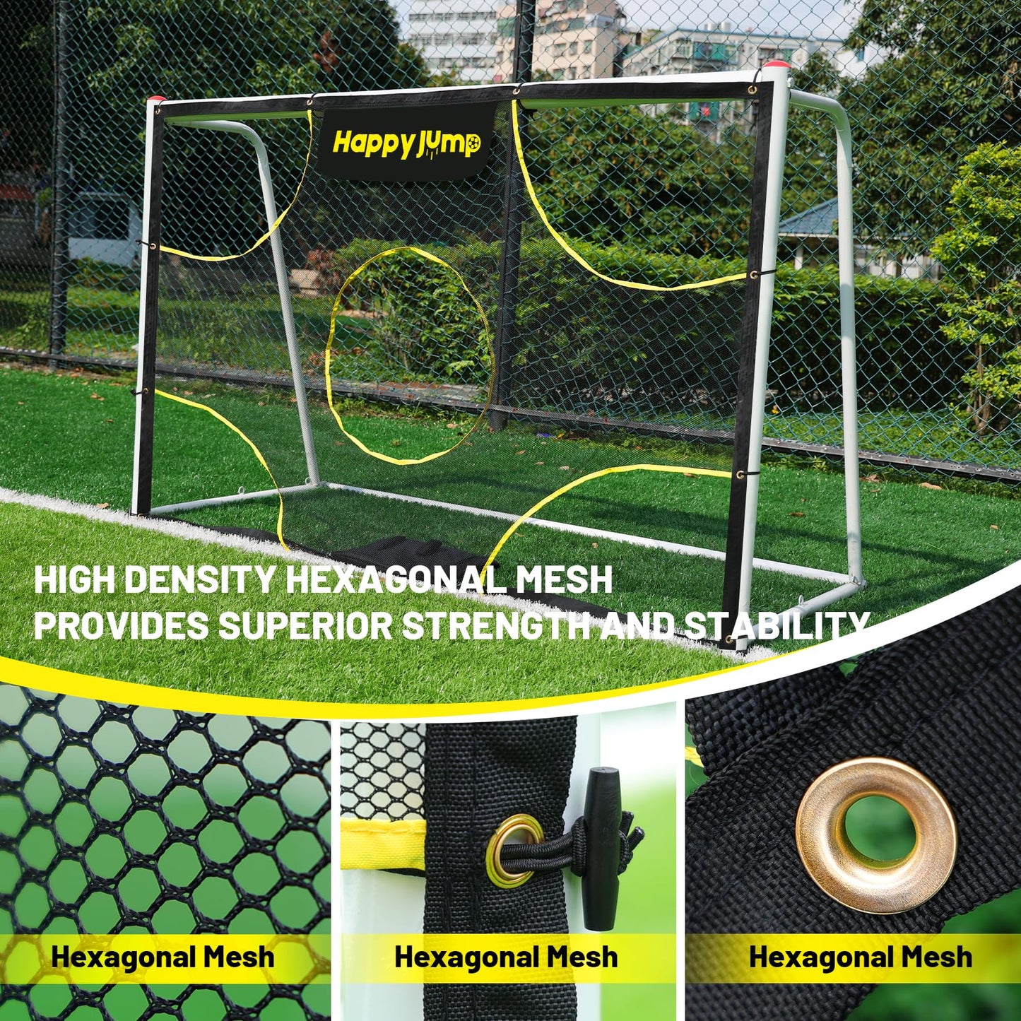 Happy Jump 6'x4' Soccer Goal Target Net