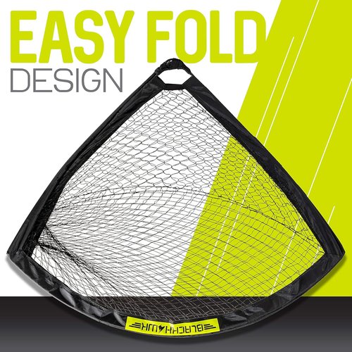 Franklin Sports Blackhawk Soccer Goal - Portable Pop-Up Nets for Indoor & Outdoor Use - Youth & Adult Sizes Available
