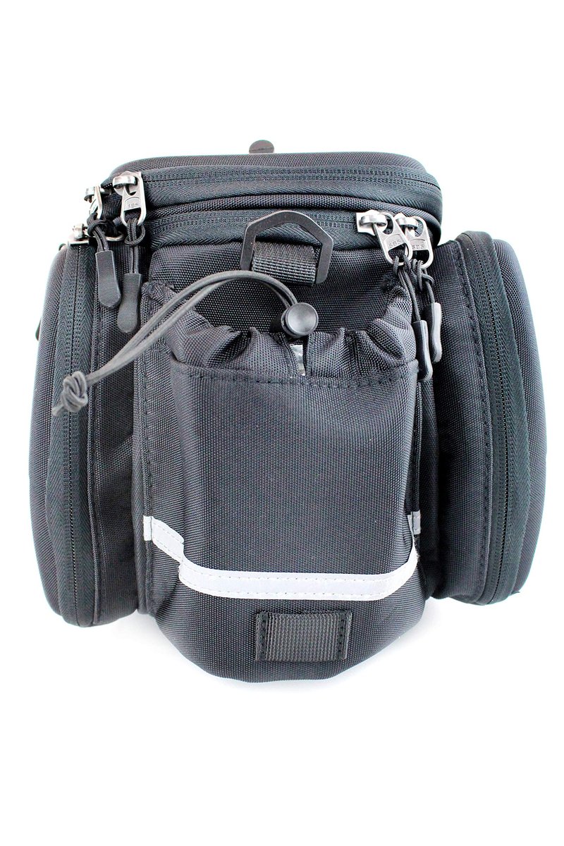 Racktime Unisex Adult Odin Pannier Black 13L+10L