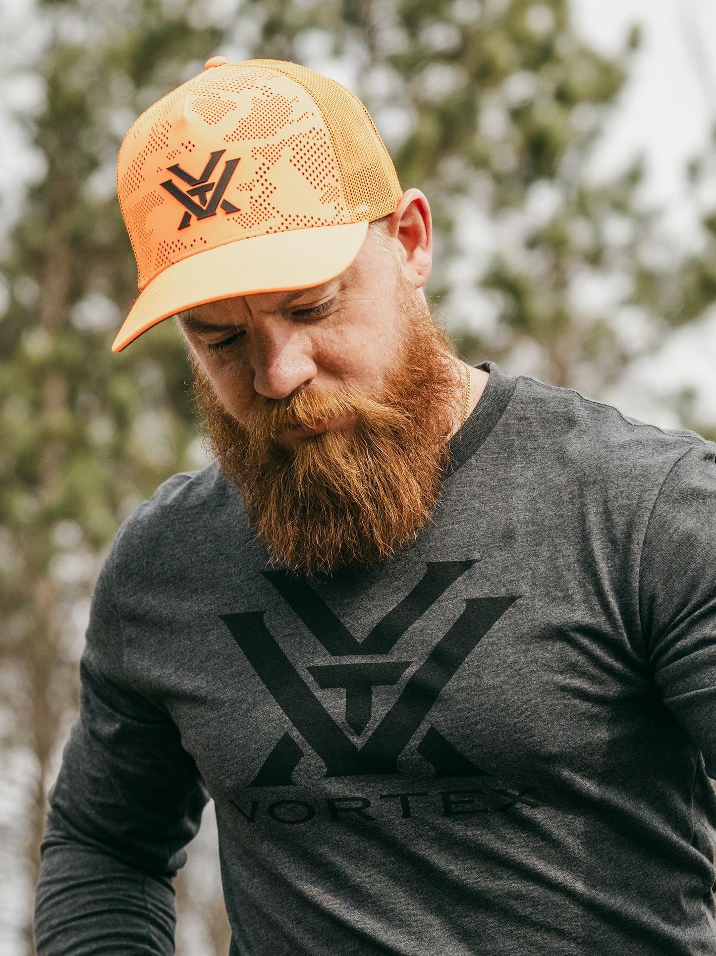 Vortex Optics Through and Through Camo Caps (US, Alpha, One Size, Blaze)