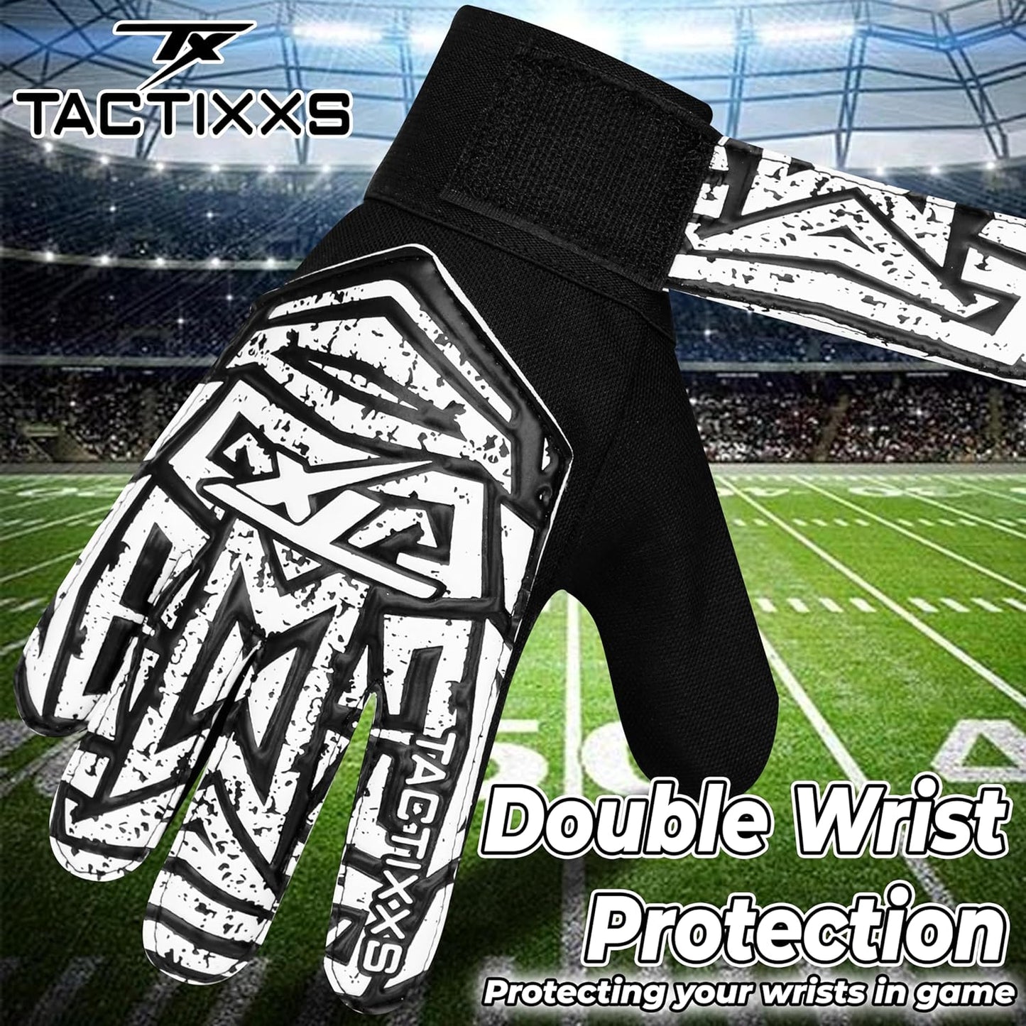 Skiennix Soccer Goalkeeper Gloves - Anti-Slip 4mm Latex Palm for Kids | Funky Design & Strong Grip