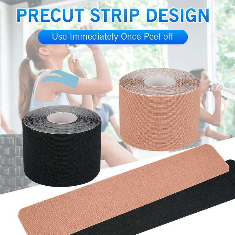 PHYTOP Kinesiology Tape - 80 Precut Strips (10" x 2") | Hypoallergenic, Latex-Free | Mixed Colors Athletic Tape for Muscle & Joint Support, Sports & Physical Therapy