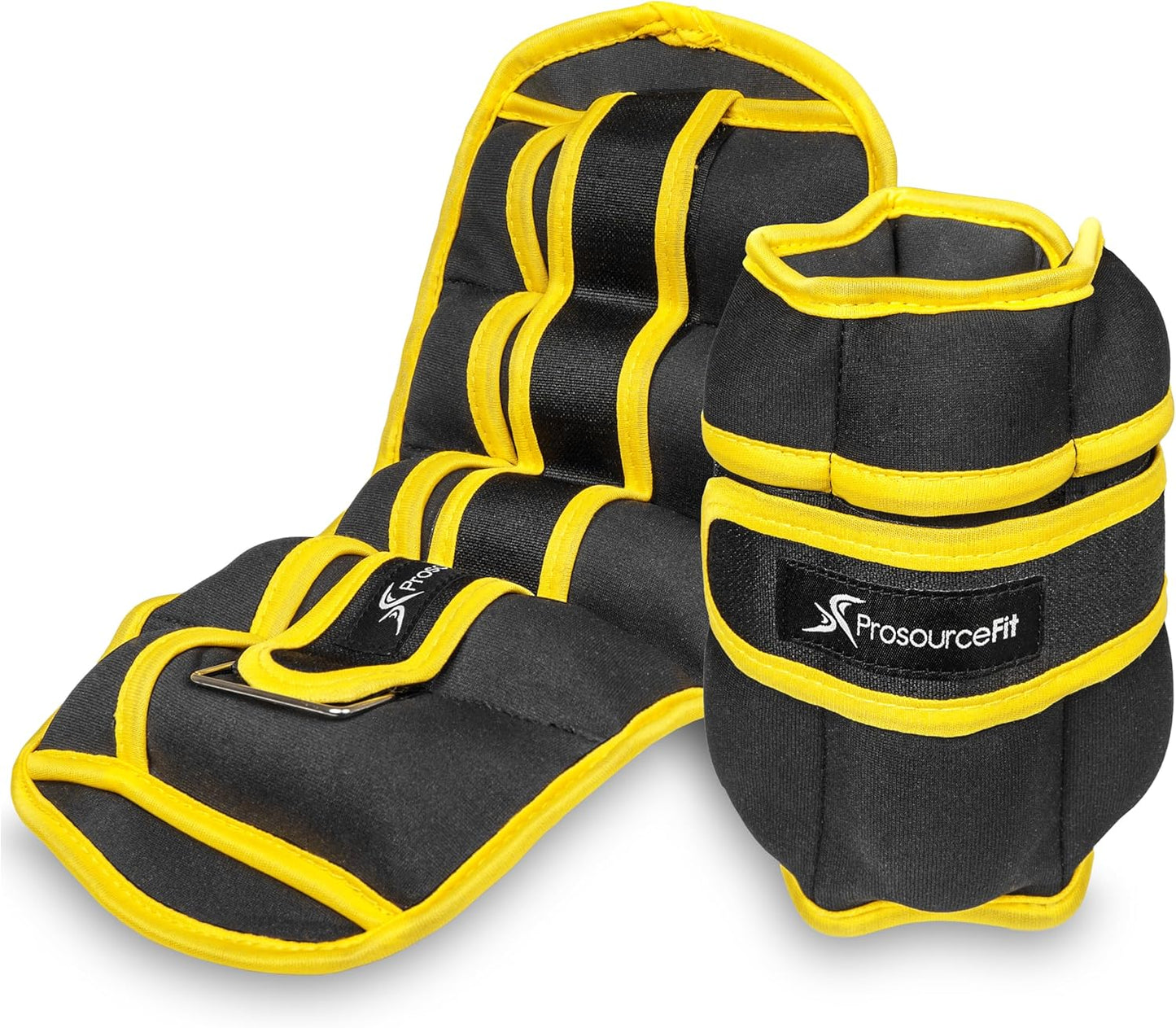 ProsourceFit Adjustable Ankle/Wrist Weights Set - 1 lb to 5 lb | Perfect for Men & Women, Versatile Training