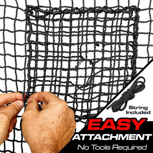 GoSports Universal Sports Net Repair Kit - Durable 8 x 8 Inch Patch for Golf, Baseball, Soccer & More