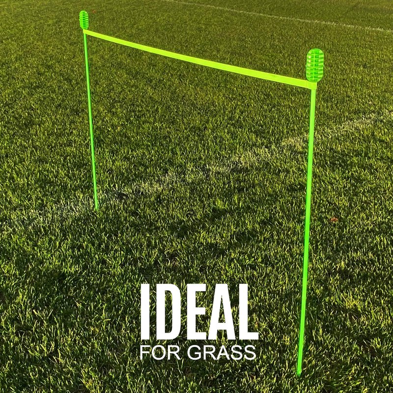 QUICKPLAY PRO Speed + Agility Set, Multi-Sport Training Agility Poles | Cones | Speed Hurdles | Soccer Tennis | Crowd Barrier (PRO Speed & Agility Set)