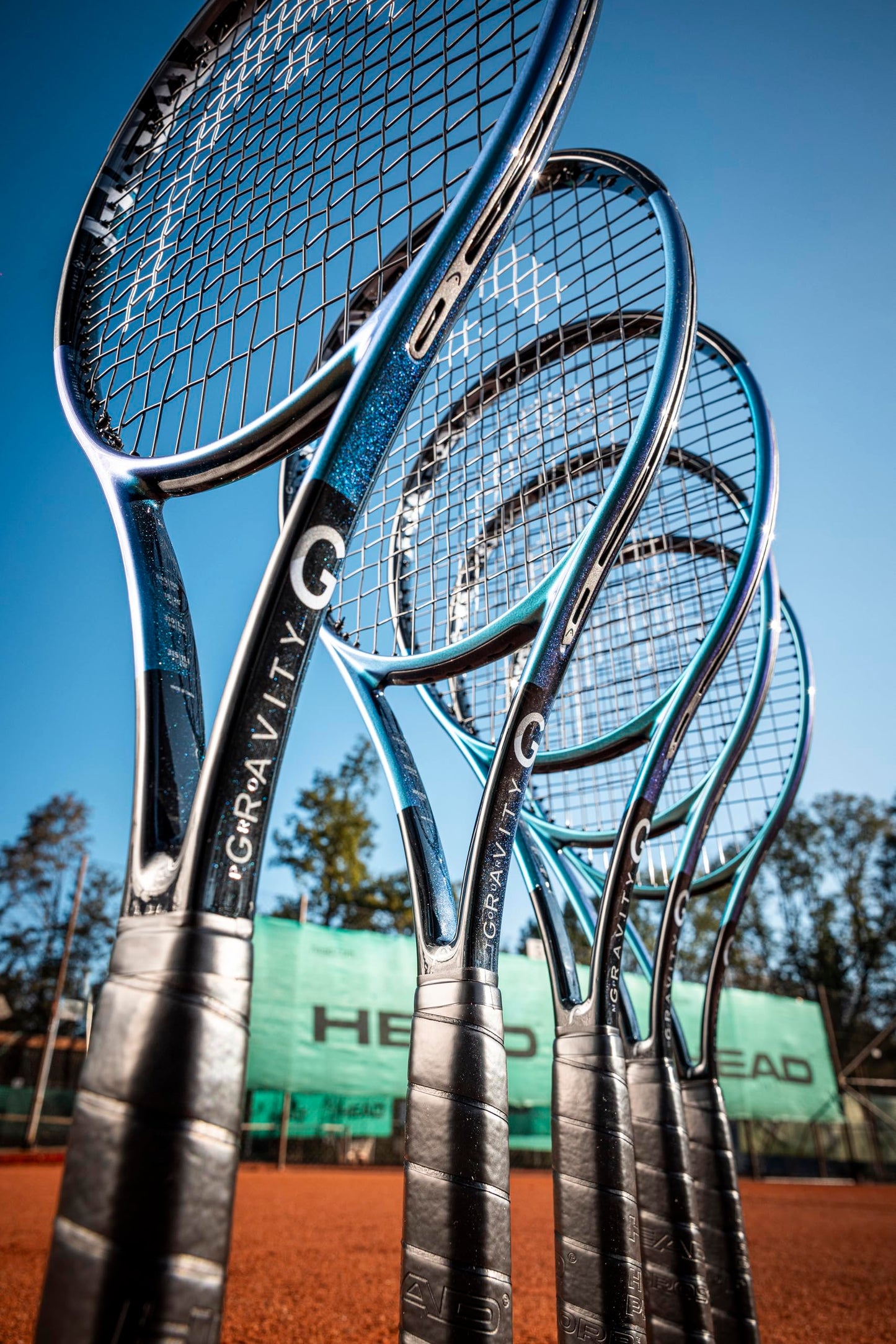 HEAD Gravity MP 2025 Tennis Racquet - Advanced Players, Strung Mid Tension with Velocity 16G String - 4 3/8" Grip