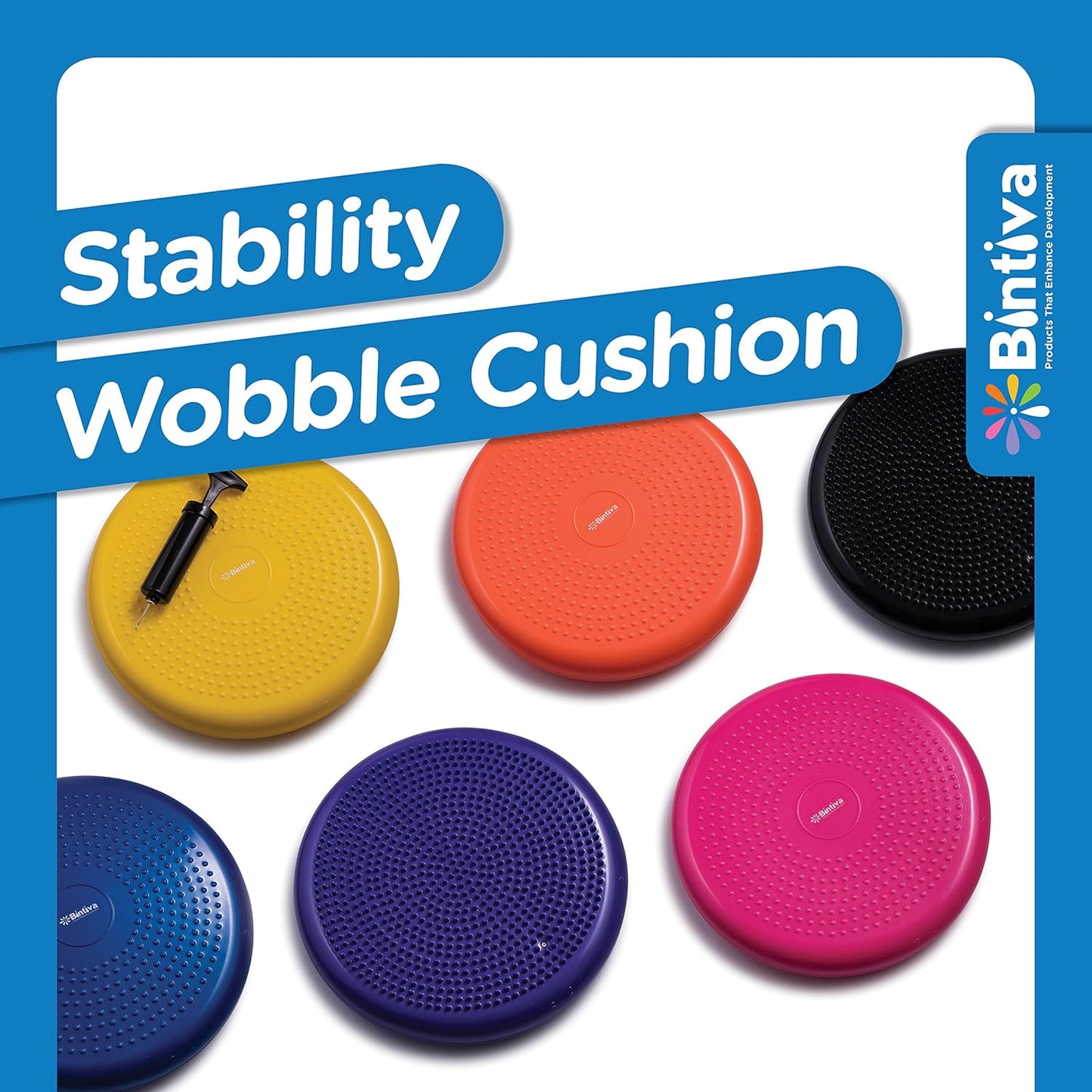 Wobble Cushion Balance Disc - Wobble Seat for Physical Therapy & Sensory Rooms | Durable & Comfortable