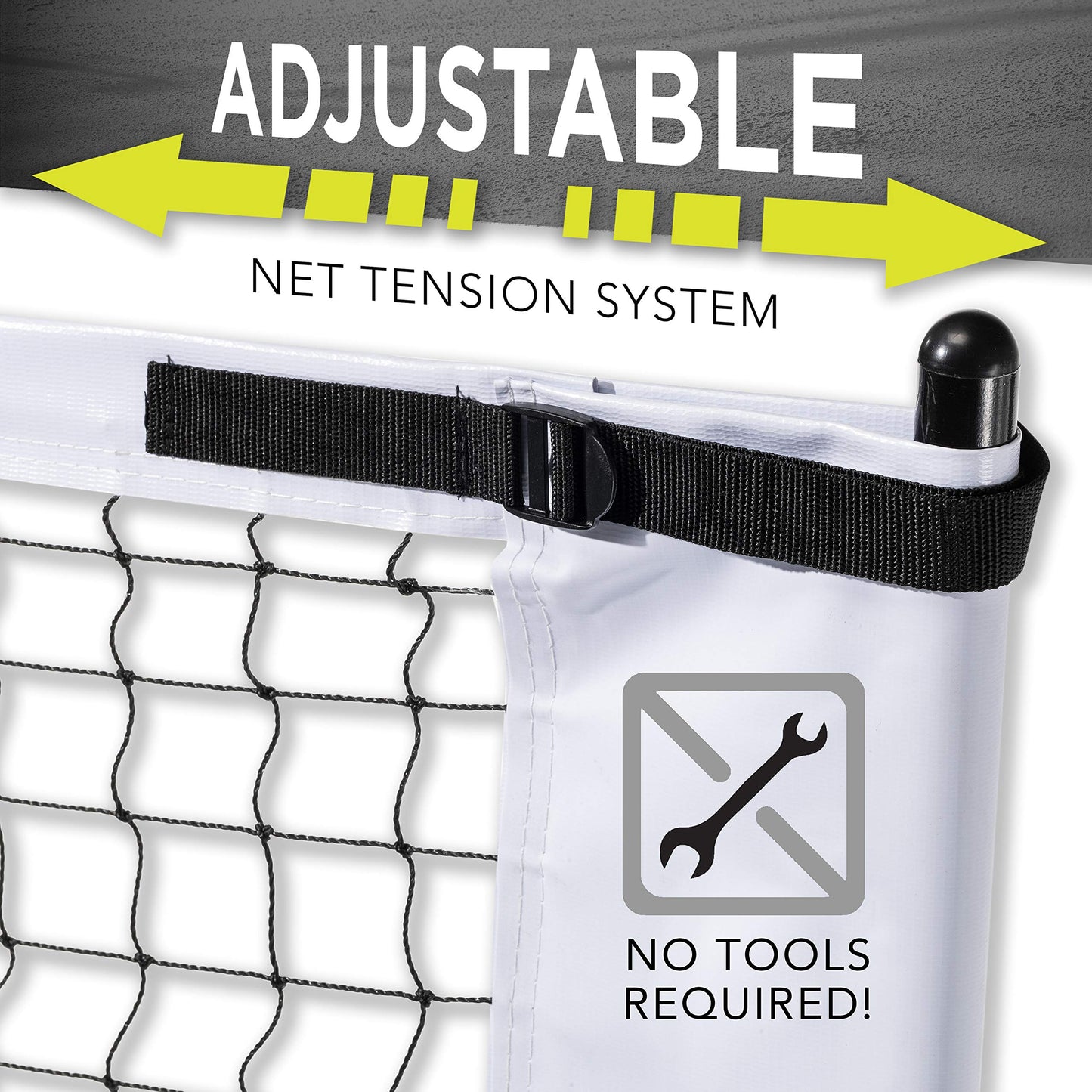 Franklin Sports Pickleball Net - Official Size with Wheels -Superior Portability