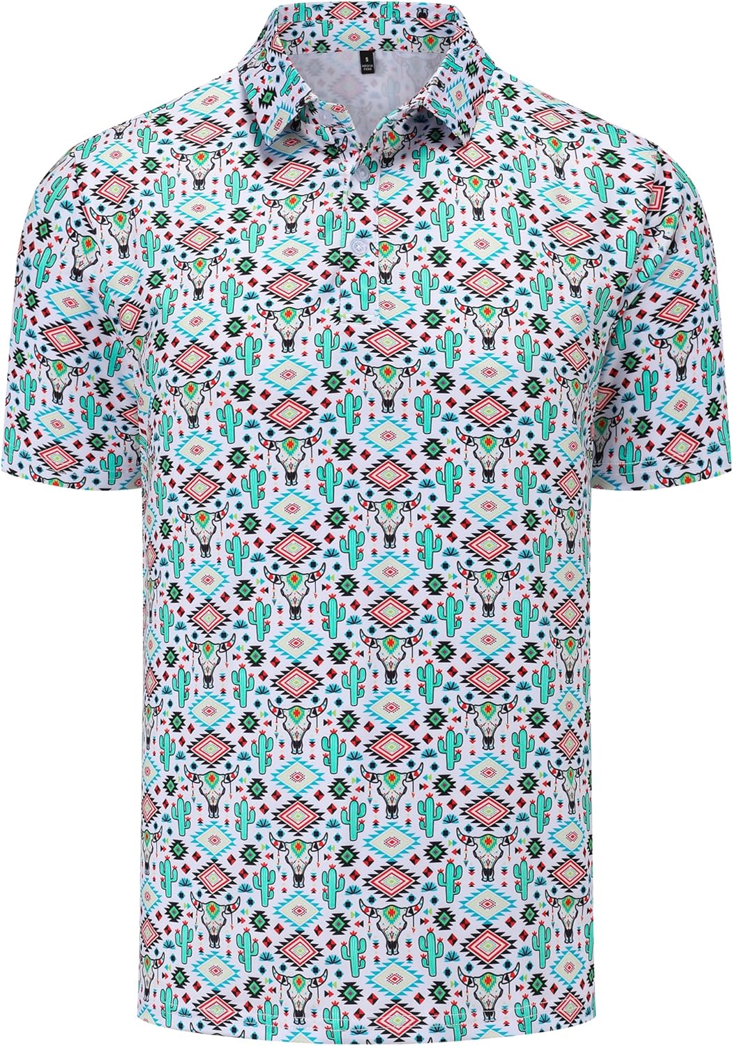 Skiennix Men's Golf Polo Shirt - Short Sleeve Dry Fit, Moisture-Wicking, Casual Style