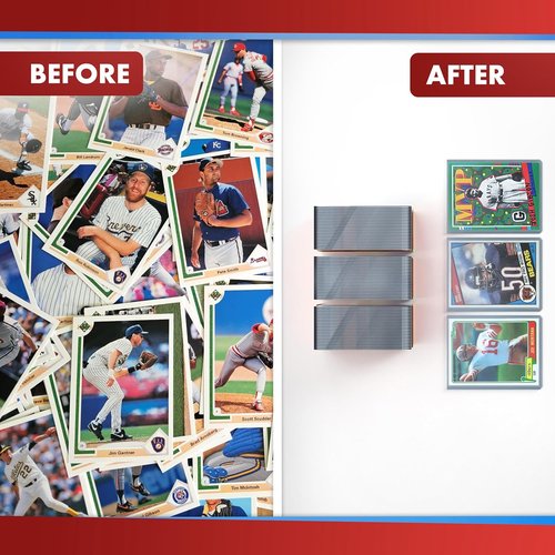 Cardboard Gold - Premium 35pt Top Loaders for Trading Cards - 250 Count | Crystal Clear Protection