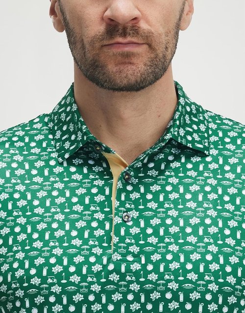 M MAELREG Men's Golf Shirt - Moisture-Wicking Performance Polo | Short Sleeve Casual Fit