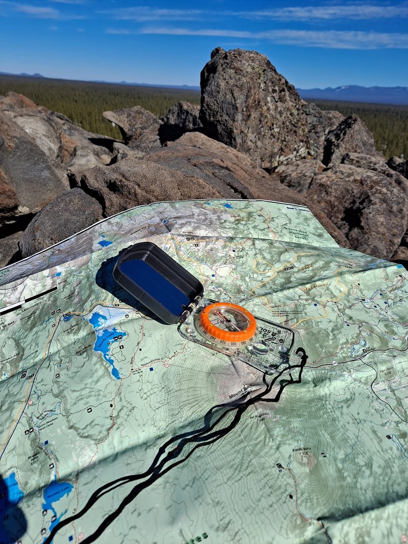 S.O.L. Survive Outdoors Longer Sighting Compass with Signaling Mirror