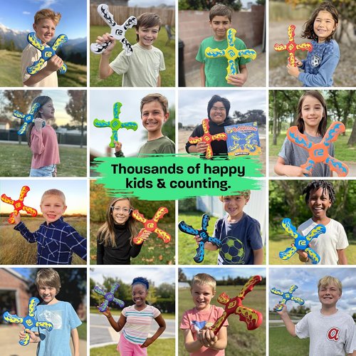 Boomerang Fun | Soft & Easy-To-Use Outdoor Toy for Kids - Ideal Gift for Ages 6-12