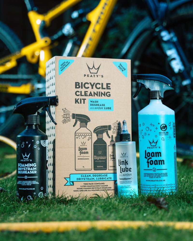 Peaty's Bicycle Cleaning Kit - Wash, Degrease, and Lubricate, Clear, 55.00 Fl Oz (Pack of 1)