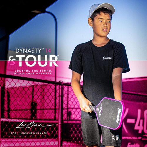 Franklin Sports Pro Pickleball Paddles - Tour Series Raw Carbon Fiber T700 - USA Approved | Unibody Design - Gray, Blue & Pink