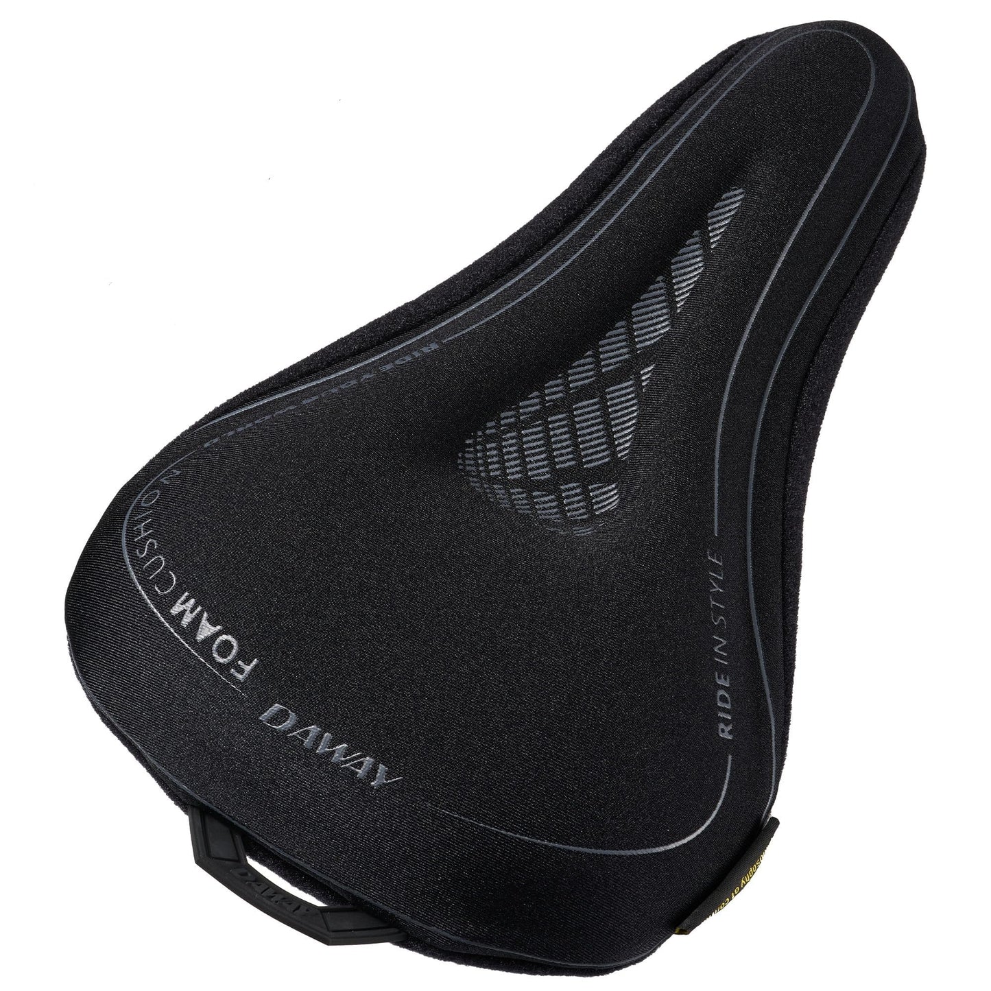 DAWAY C7 Comfortable Narrow Bike Seat Cover - Soft Memory Foam Padded Exercise Bicycle Seat Cushion for Men Women Kids, Fits for Peloton, Stationary, Mountain Road Bike Saddle, 11 x 8 Inches