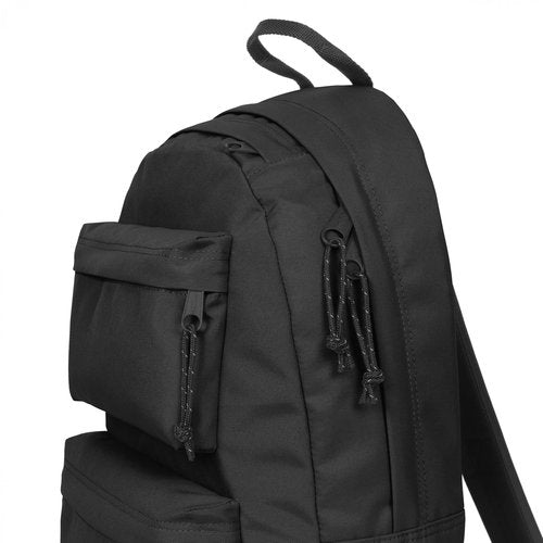 EASTPAK Padded Double – 24L Squared Backpack with Dual Front Pockets, 13” Laptop Sleeve, Bottle Holder & Padded Straps, Black