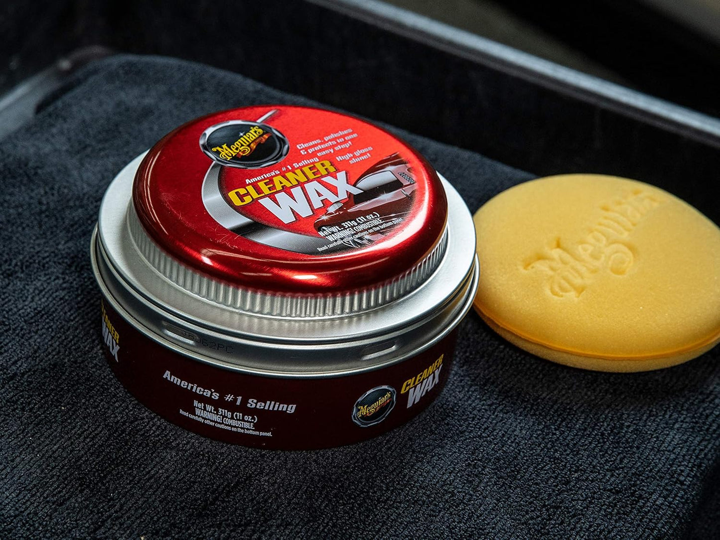 Meguiar's Cleaner Wax - Easy-To-Use Paste Wax for Light Defects & Glossy Shine | 11 Oz
