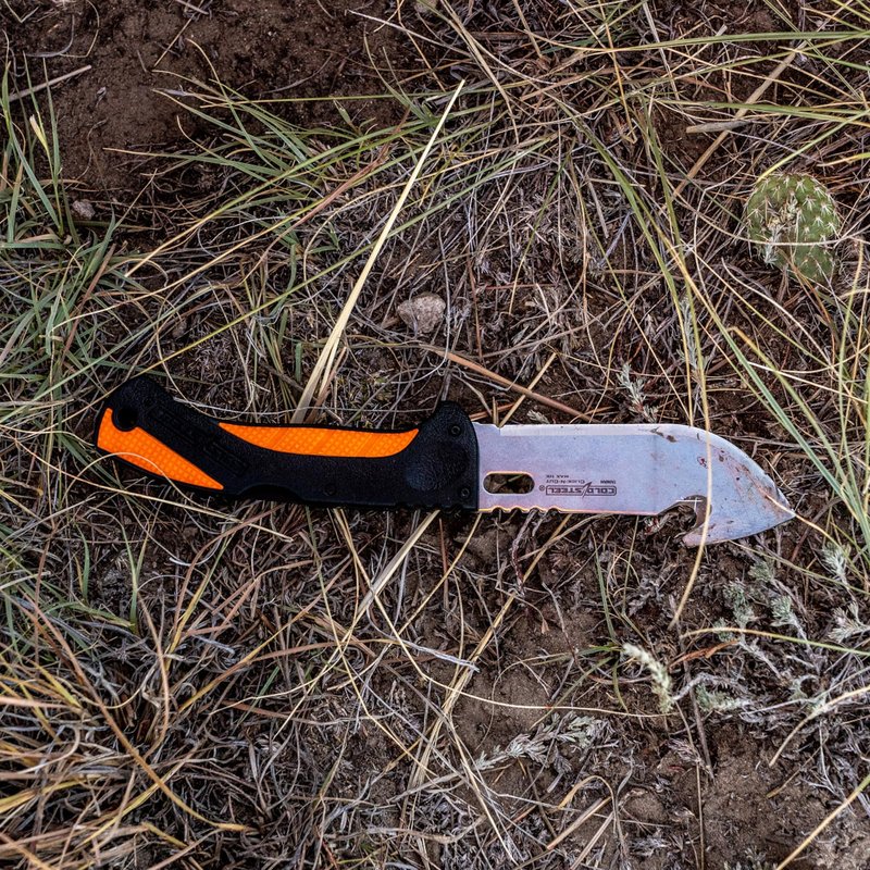 Cold Steel 5 Fixed Blade Knives Versatile Durable Hunting Kit - Sturdy 4116 SS Blades, Double-Textures Handles, Carrying Case Included
