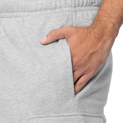 Fruit of the Loom Men's Cargo Shorts - Comfortable Fleece Fabric | Perfect for Summer Wear