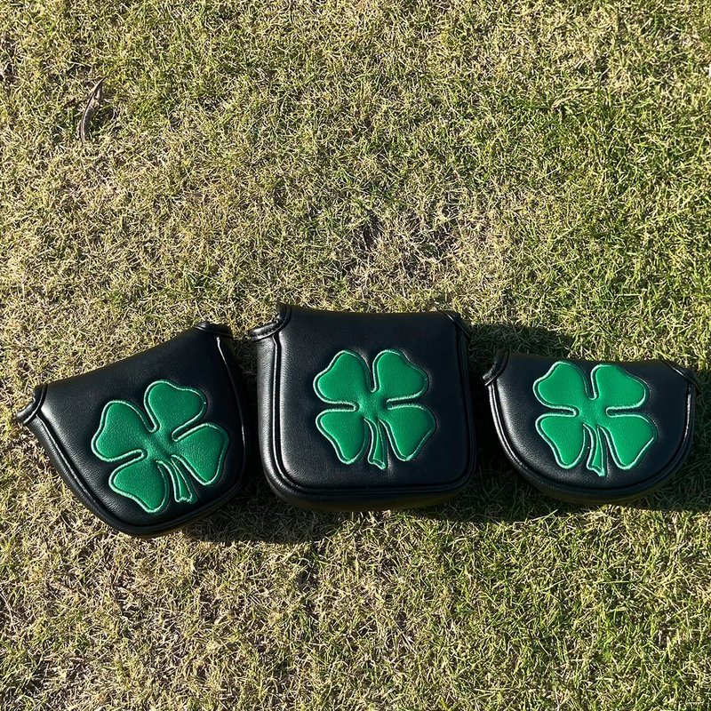 Montela Golf Putter Cover Mallet Putter Headcover Leather Golf Club Head Covers Putter Headcover for Mallet with Magnetic for Heel Shaft fits Taylormade Odyssey 2ball Scotty Cameron Ping