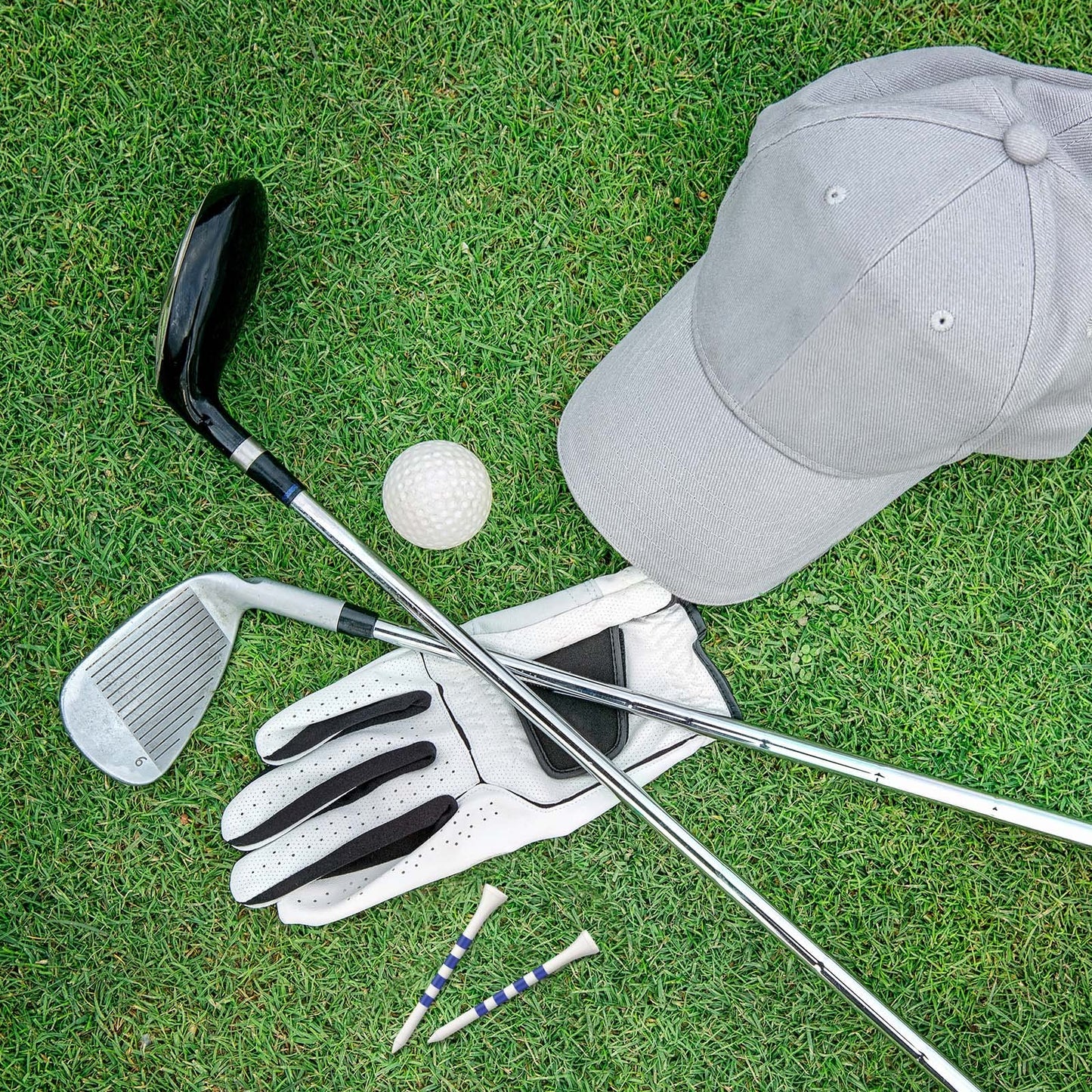 Sosation 200 Pieces Bamboo Golf Tees 3-1/4'' Inch Wooden Golf Tees Reduce Friction and Side Spin(White and Blue)