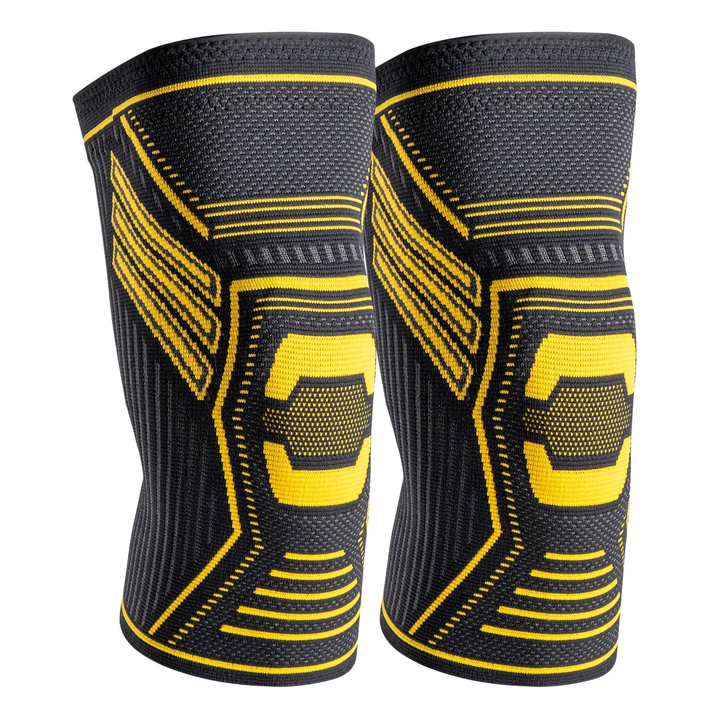 WalkMii Copper Knee Braces for Women and Men 2 Pack, Compression Sleeve for Knee Pain, Arthritis, Sports Recovery, Meniscus Tear, Joint Pain Relief-XXL