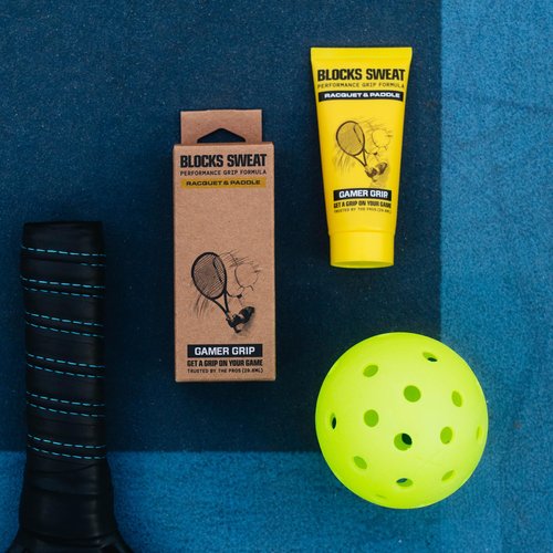 Gamer Grip Cream for Pickleball, Tennis, Paddle, Racquetball, Squash & Racket Sports - Anti Slip Grip Enhancer Sweat Cream for Improved Performance, Chalk-Free Liquid Formula, Made in USA (Pickleball)
