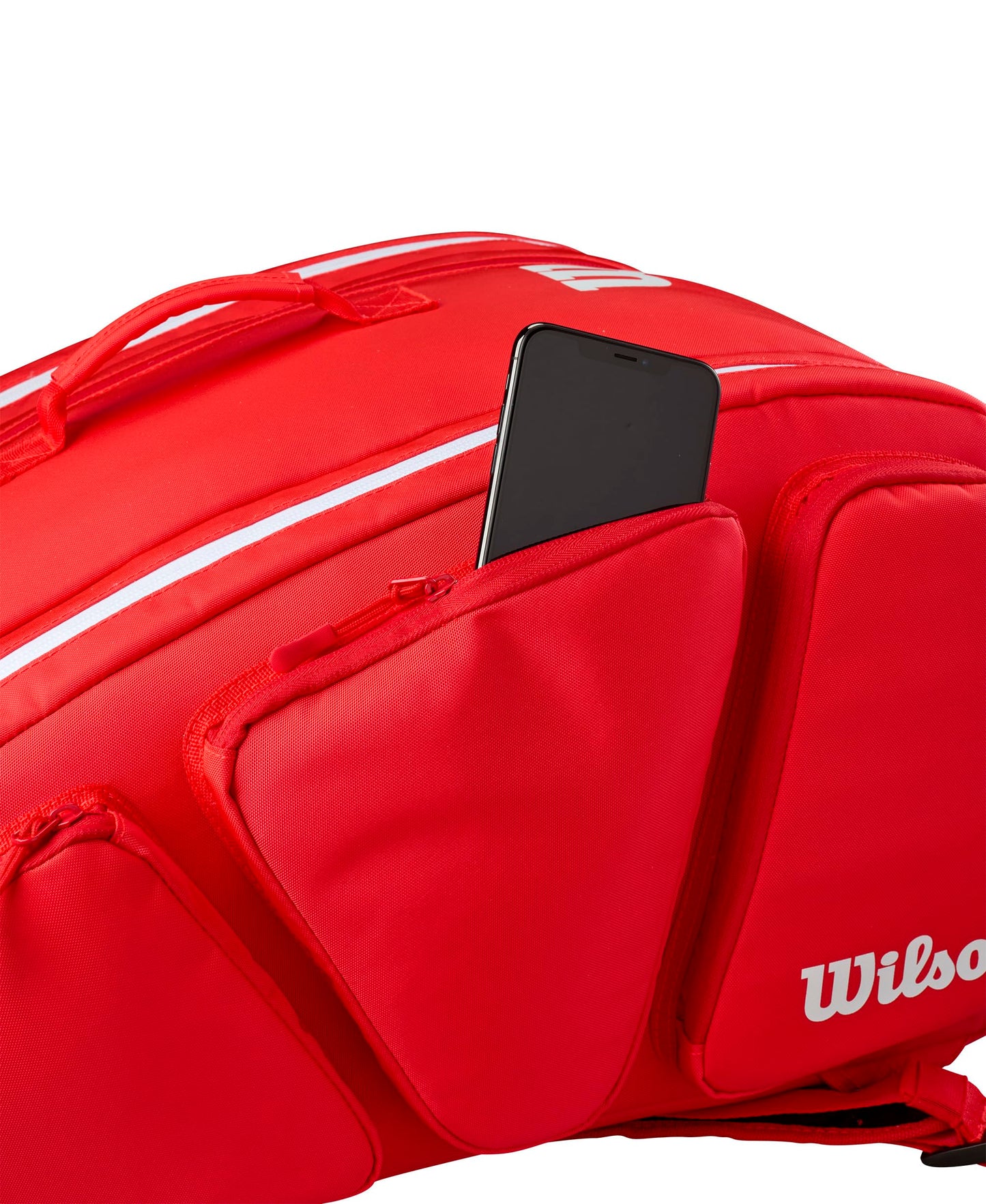 WILSON Super Tour Red Pickleball Bag - Red/White