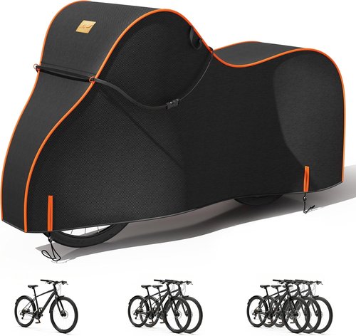Bike Cover Waterproof | 600D Heavy Duty Bicycle Covers for 1-3 Bikes - UV, Rain, Dust & Snow Protection