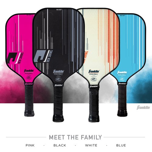 Franklin Sports Pro Pickleball Paddle - Pro Tournament Pickleball Paddle - Extra Grip MaxGrit Technology - Ben Johns Signature Pickleball Paddle, Model:52783