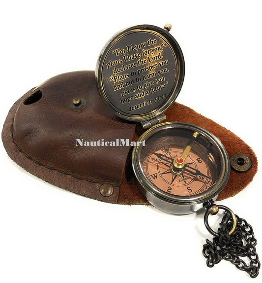 for I Know The Plans I Have for You Engraved Compass, Jeremiah 29 11, Baptism Gifts, Best Easter, Birthday, Mothers Day, Fathers Day, Graduation Gift, Wedding Gifts