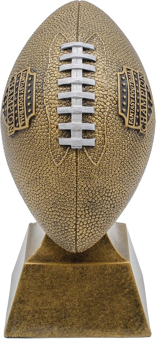 Decade Awards Fantasy Football Champion Trophy - Gold/Silver Finish | 6" or 12" Tall with Custom Engraving Available