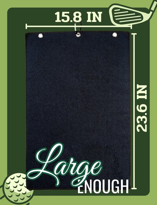 CybGene Boss Gifts Golf Towel, Golf Gifts for Boss, 40 x 60cm Microfiber Golf Towel for Golf Bags for Boss Day, Christmas