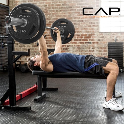 CAP Barbell Olympic Cast Iron Weight Plate Set - 75-285 lbs | Multiple Sizes Available