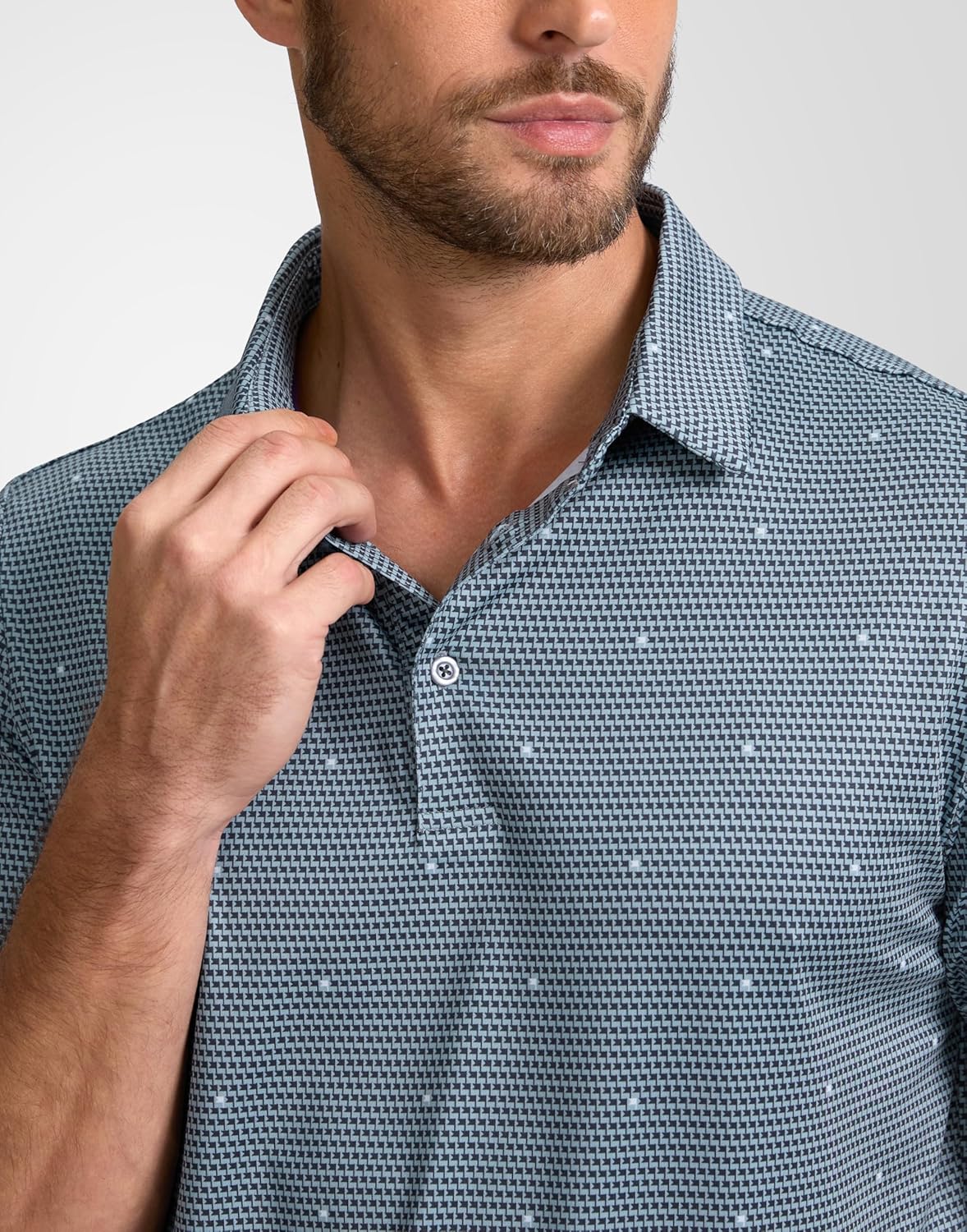 Obla Men's Golf Polo Shirt - Short Sleeve Dry Fit Performance | Moisture-Wicking Casual Style