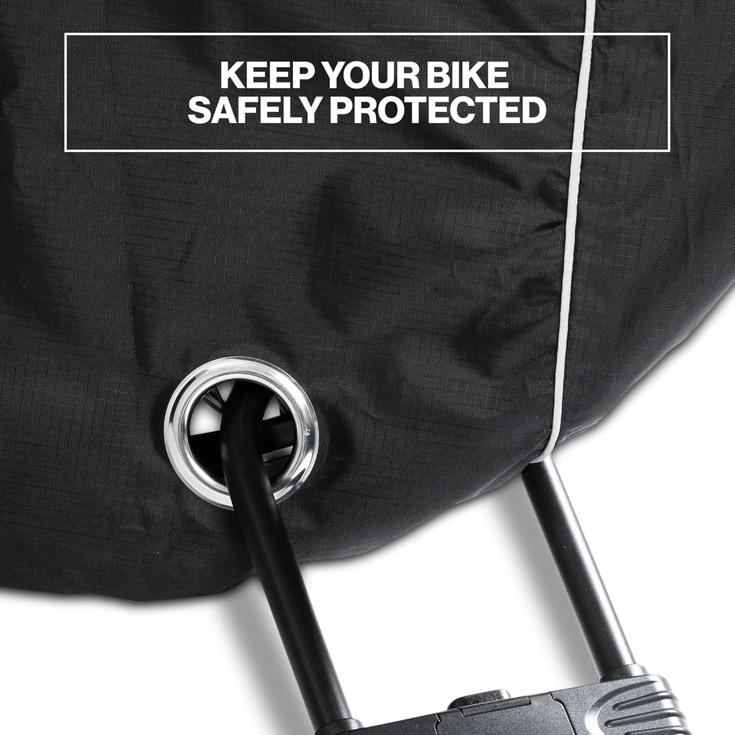 TeamObsidian Bike Cover - Heavy-Duty Waterproof Storage for 1-3 Bikes | All-Season Protection