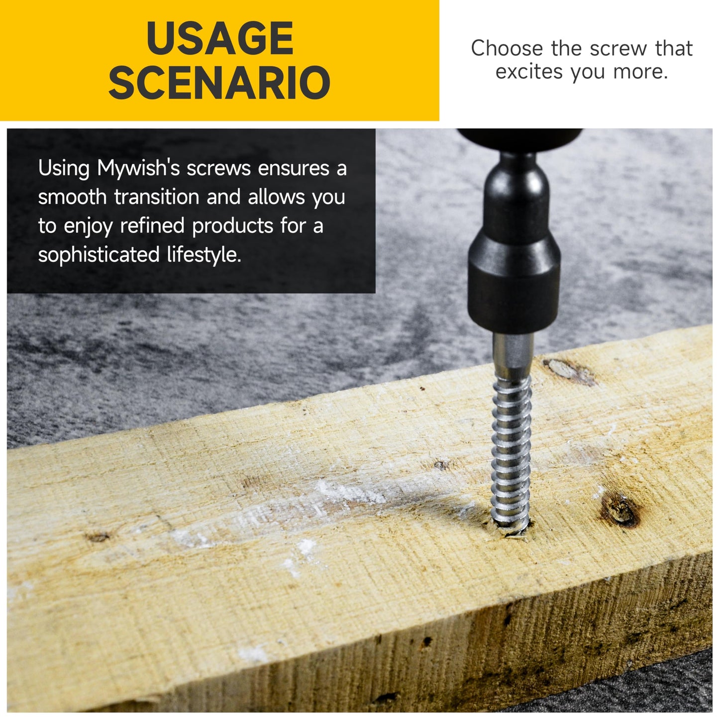 MYWISH (12Sets) 5/16" x 3" Hex Head Lag Bolts, Heavy Duty Lag Screws with Washers, 304 Stainless Steel Bolts 18-8, Lag Screws Wood Screws, Partial Thread Bright Finish, 5/16 Bolt