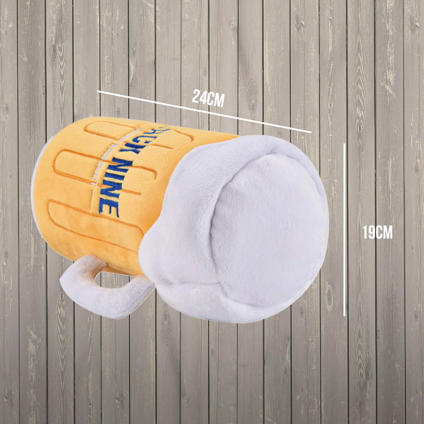 Shanker Golf - Funny Golf Headcover - Back Nine Beer Glass 3-Wood Cover - Funny Golf Gift - Soft Velour Lining