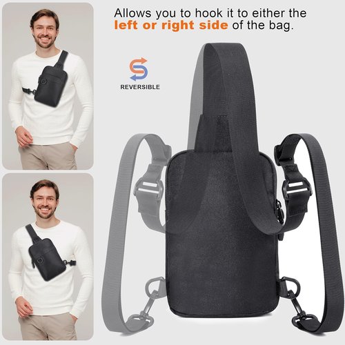 HILOMON RFID Blocking Small Sling Bag - Versatile Mini Crossbody for Travel & Hiking | Unisex Design