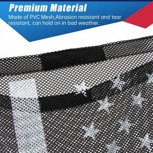 OIEKUN 26''x22'' UTV ATV Mesh Trash Bag,Sak It Mesh Trash Bag for UTV,Universal UTV Trash Storage Sack Compatible With Polaris RZR,Can-Am,CFmoto,Teryx,Kawasaki,Golf Cart,Arctic Cat (American Flag)