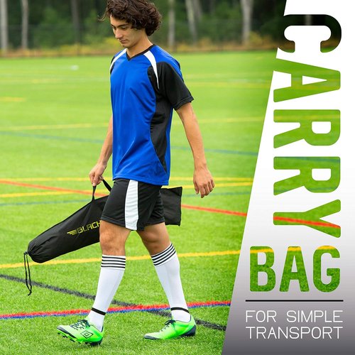 Franklin Sports Blackhawk Soccer Goal - Portable Pop-Up Nets for Indoor & Outdoor Use - Youth & Adult Sizes Available