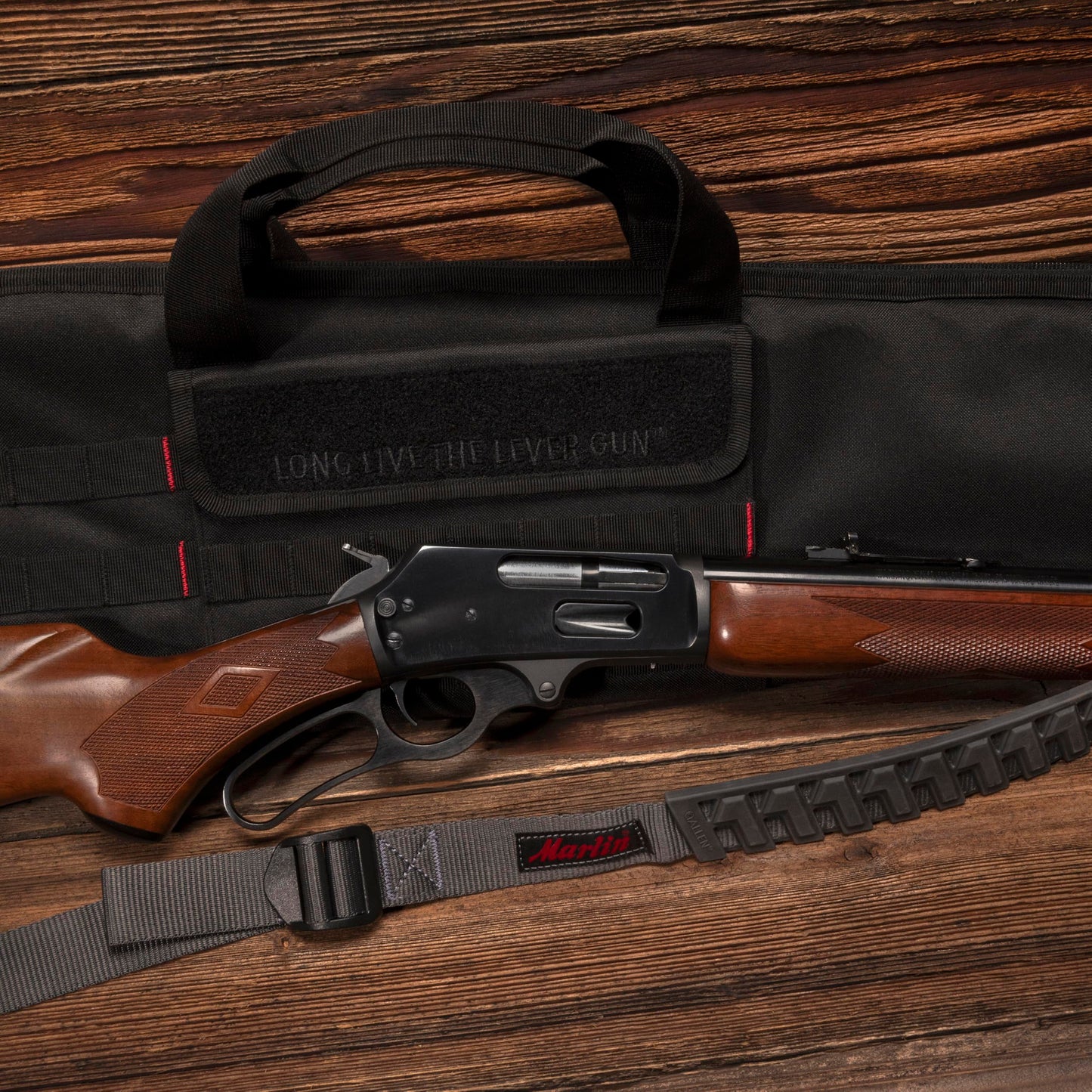 Ruger by Allen Company Baktrak Traction Web 36″ Rifle Sling - 500lb‑Rated Swivels - Slim, Non‑Slip Pad