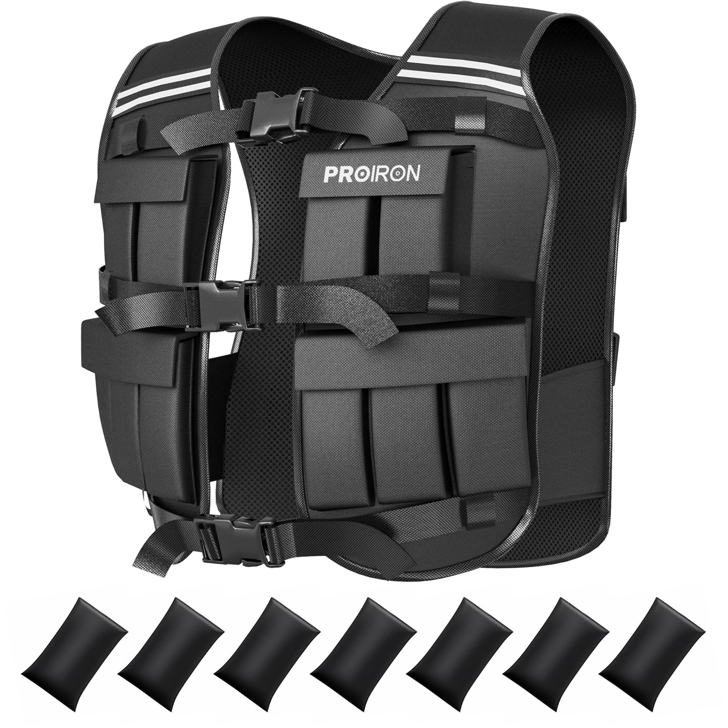 PROIRON Adjustable Weighted Vest 2-44lb,Strength Training Weight Vests for Men Women with Removable Weights, Body Weight Vest for Running Workout Walking Fitness Cardio,Home Gym Equipment