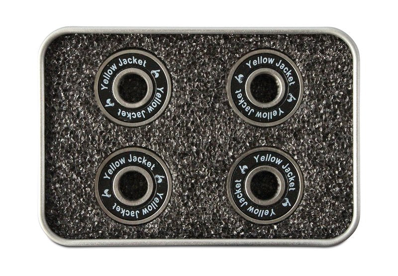 Yellow Jacket Premium Scooter Bearings, Kick Scooter, 608, ABEC 11, Black Mamba (Pack of 4)